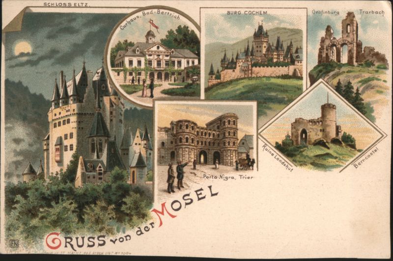 Mosel River Valley Castles & Landmarks Germany