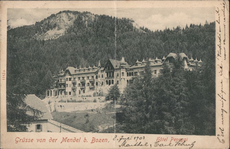 Hôtel Penegal, Mendel Pass, Bozen Italy