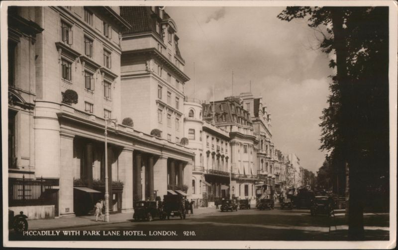 Piccadilly with Park Lane Hotel, London Street Scene United Kingdom