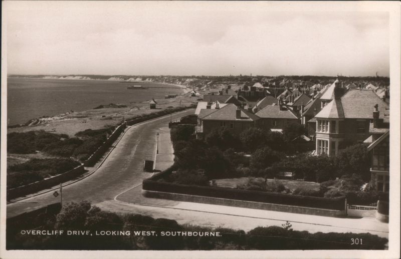 Overcliff Drive, Looking West Southbourne United Kingdom