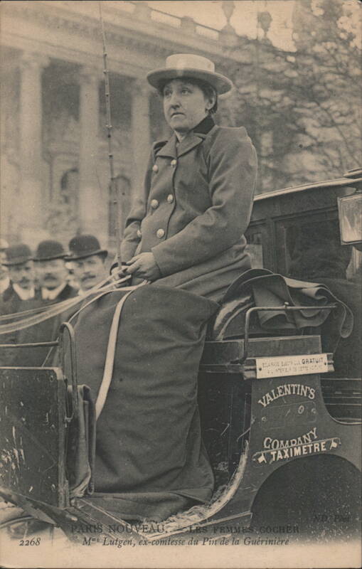 Mme Lutgen, ex-comtesse du Pin de la Guérinière, Paris France