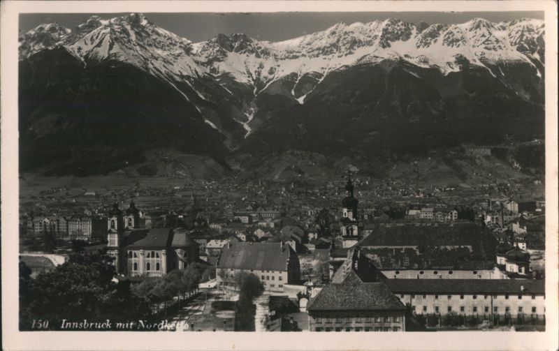 Innsbruck with Nordkette Mountains Austria