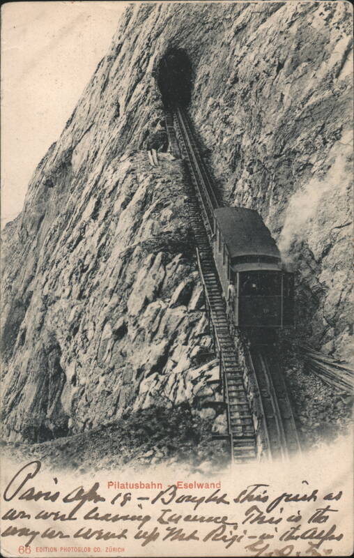 Pilatusbahn Eselwand Mountain Railway, Lucerne Switzerland