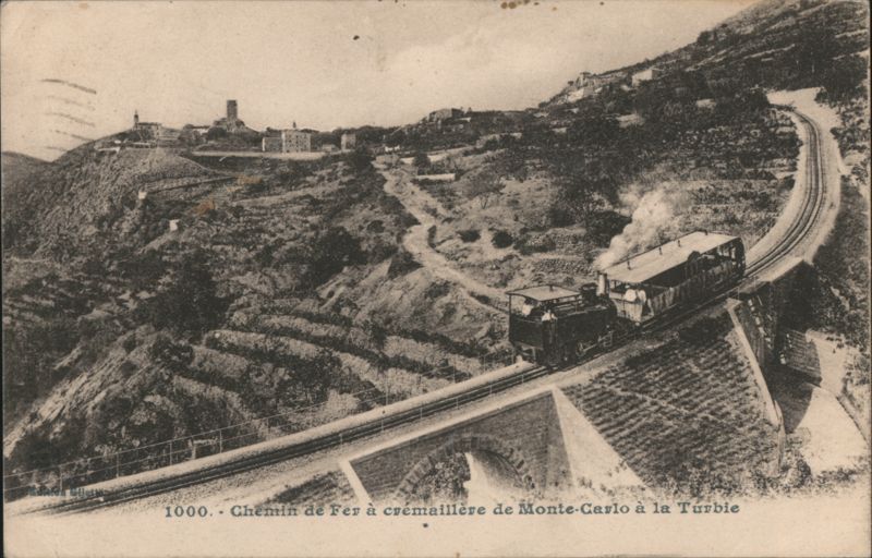Rack Railway from Monte-Carlo to La Turbie Monaco
