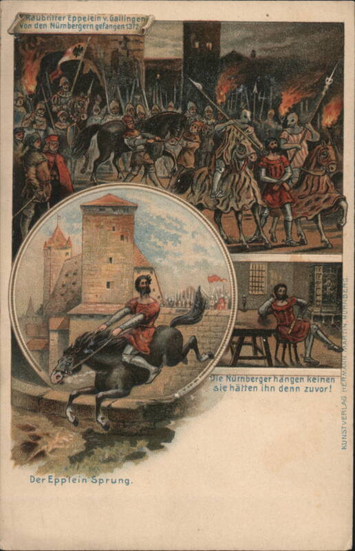 Robber Knight Epplein von Gailingen, Nuremberg, 1372 Germany