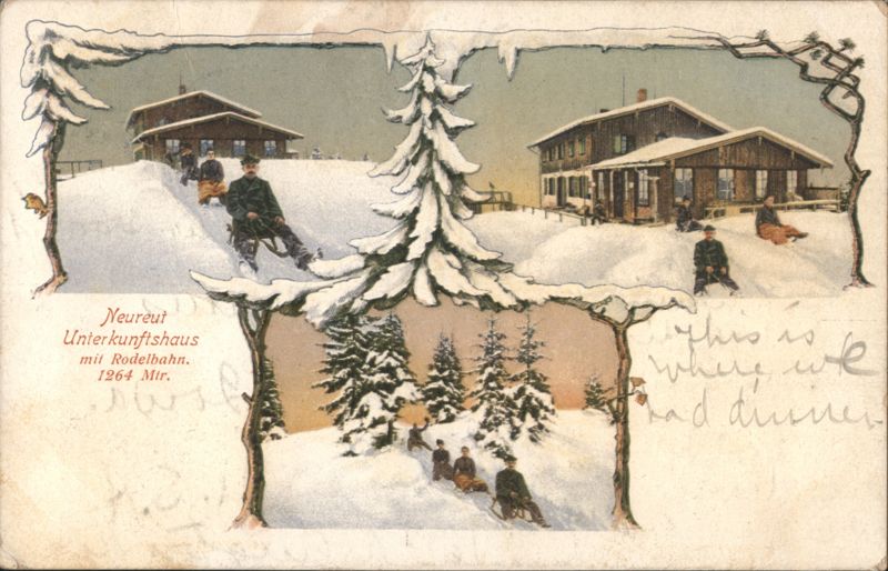 Neureut Lodge with Sled Run, 1264m, Tegernsee Germany