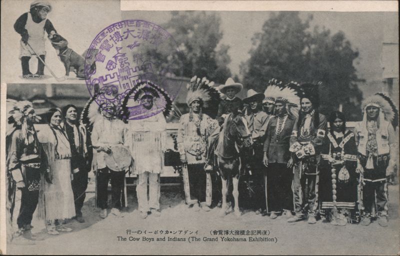 The Cow Boys and Indians, Grand Yokohama Exhibition Japan