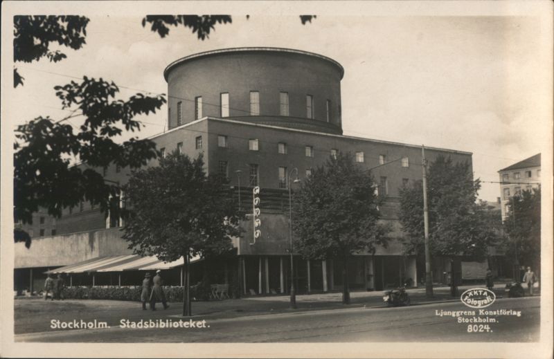 Stockholm City Library, Stadsbiblioteket Sweden Kkta Fotografi