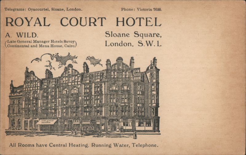 Royal Court Hotel, Sloane Square, London United Kingdom
