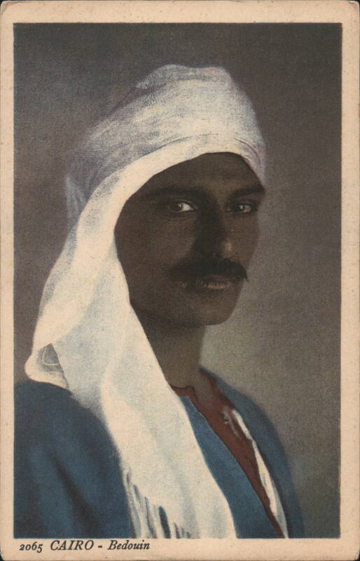 Bedouin Man Portrait, Cairo Egypt Africa