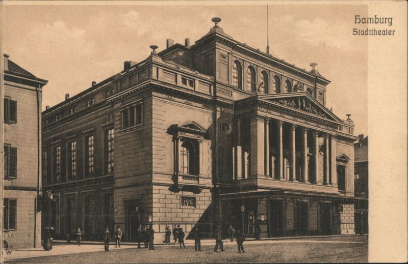Hamburg Stadttheater, Neoclassical Building Germany