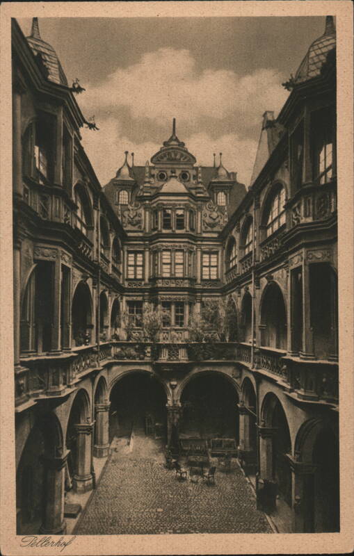 Nürnberg Tellerhof Courtyard, Old Patrician House Germany