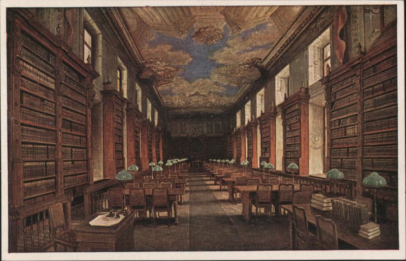 Hofburg National Library Reading Room, Vienna Austria