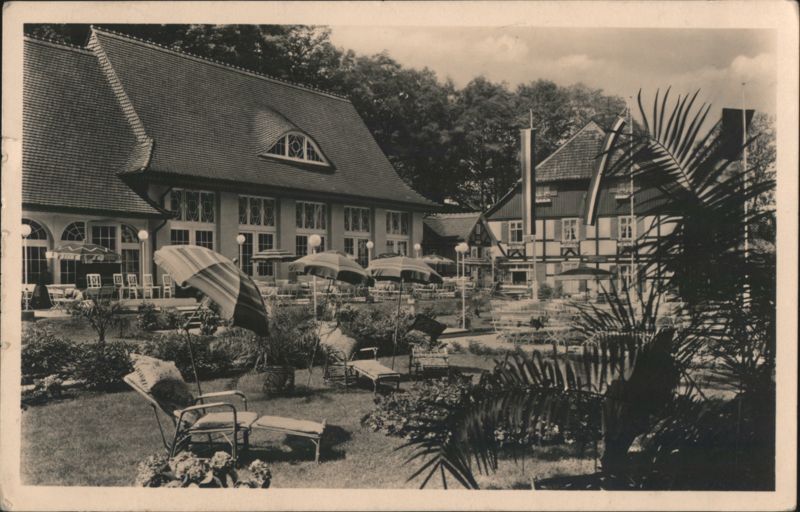 Kurgarten u. Kursaal „Storchmühle“, Wernigerode a. Harz Germany