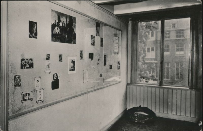 Anne Frank House, Anne's Room, Display Case Amsterdam Netherlands