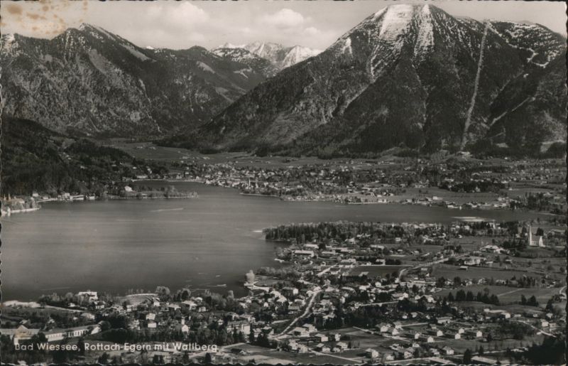 Bad Wiessee, Rottach-Egern with Wallberg Mountain Germany