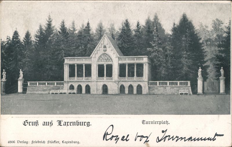 Larenburg Turnierplatz Pavilion & Statues Germany