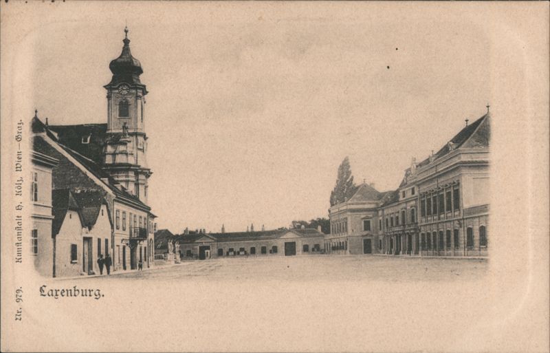Laxenburg Town Square with Church and Palace