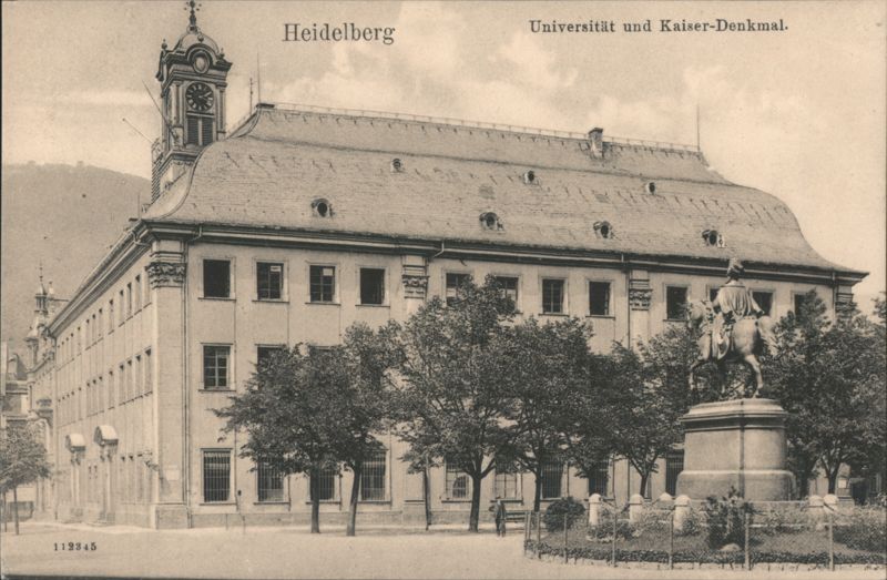 Heidelberg Universität und Kaiser-Denkmal
