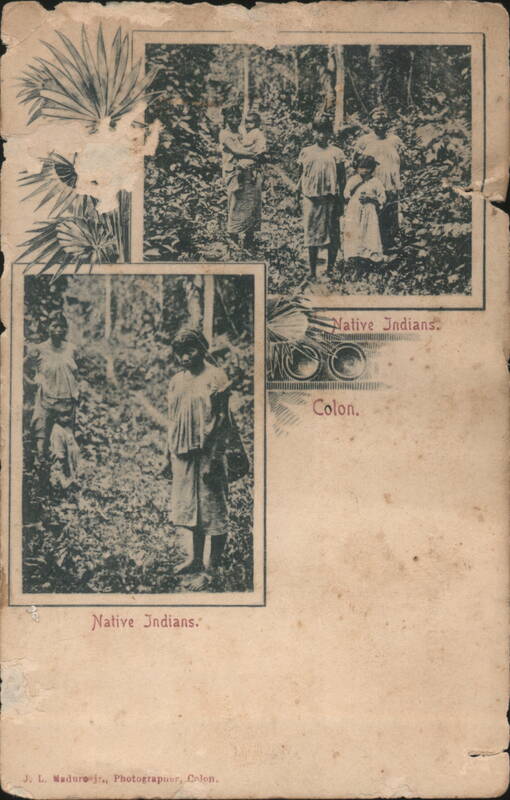 Native Indians, Colon Panama J.L. Maduro Jr.
