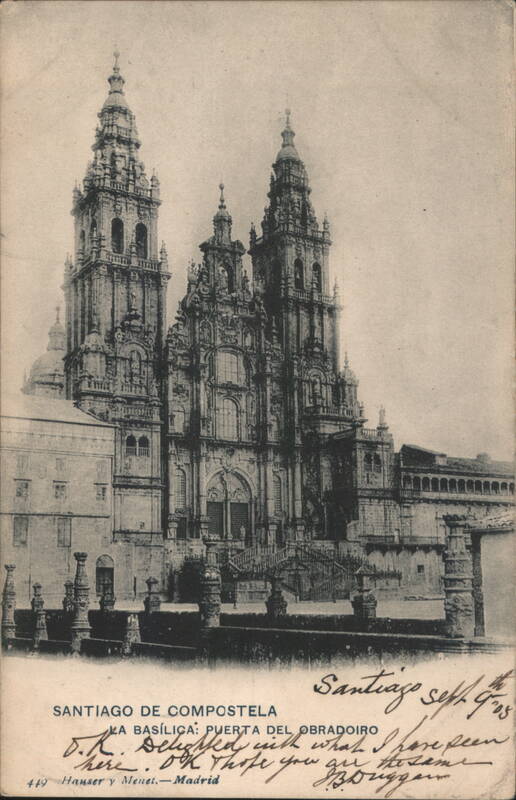 Santiago de Compostela, La Basílica: Puerta del Obradoiro Spain