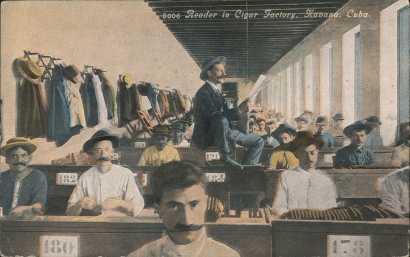 Cigar Factory Reader, Havana Cuba