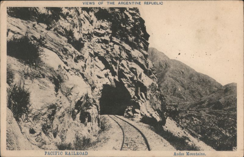 Pacific Railroad Tunnel, Andes Mountains Argentina