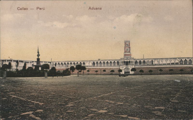Callao Aduana Clock Tower & Square Peru
