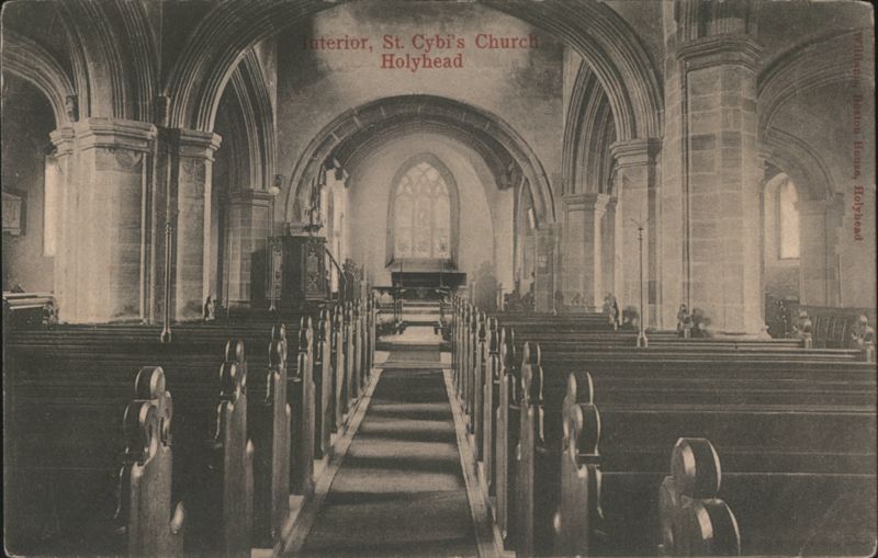 Interior, St. Cybi's Church, Holyhead Wales