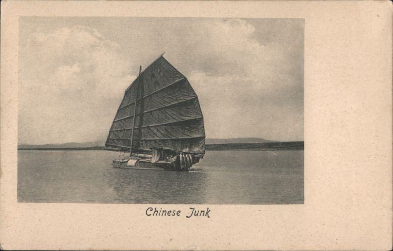 Chinese Junk Sailboats