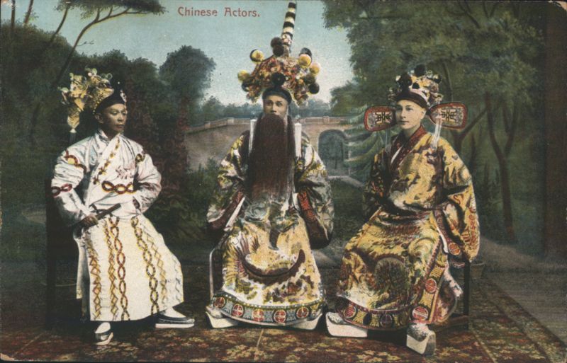 Chinese Actors in Traditional Costumes