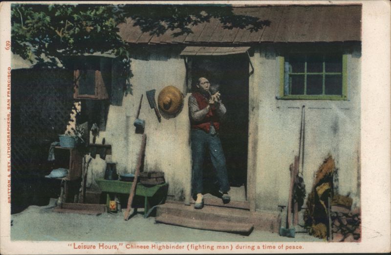 Chinese Highbinder in Leisure Hours Asian