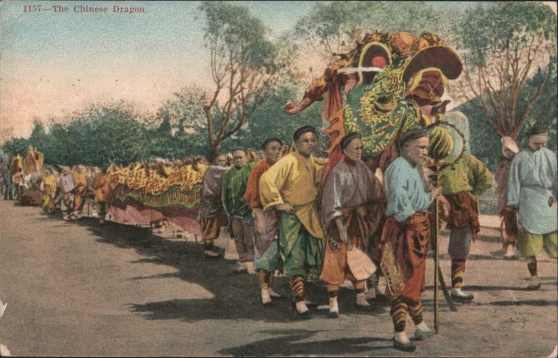 The Chinese Dragon Parade Asian