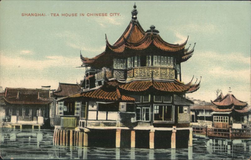 Shanghai Tea House in Chinese City China