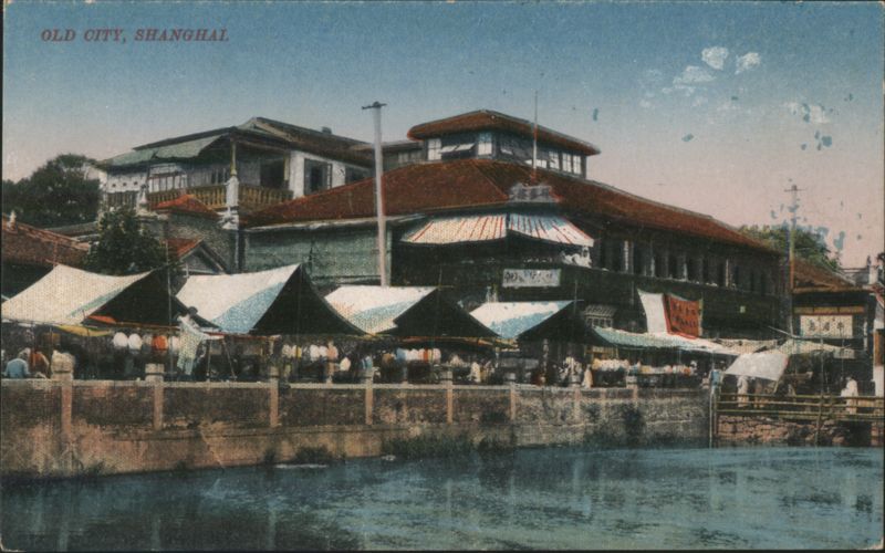 Old City Market Scene, Shanghai China