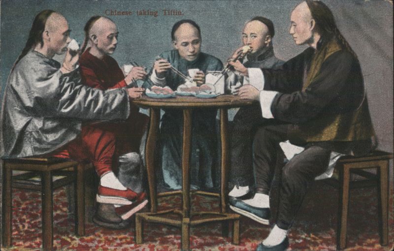 Chinese taking Tiffin Asian