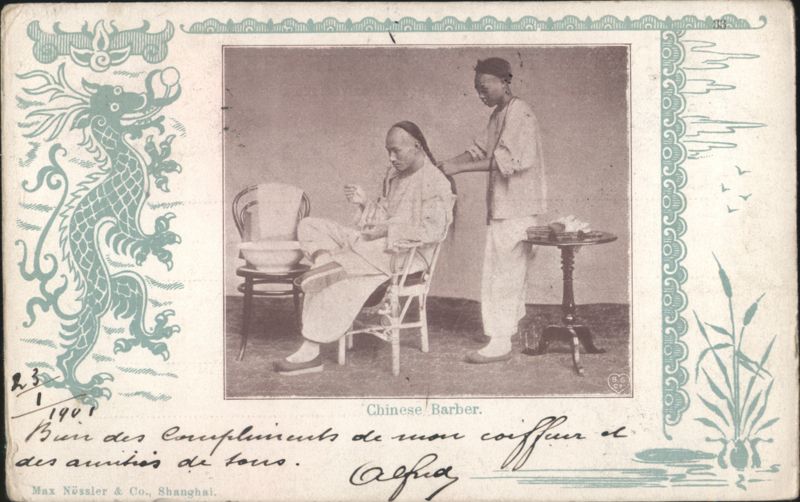 Chinese Barber Haircut, Shanghai Barbers