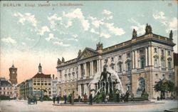 Königl. Marstall und Schloßbrunnen, Berlin Postcard