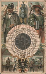 Schützen Gruss, German Shooters with Target Postcard