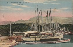 Papeete, Tahiti - Quai du Commerce Water-front Postcard
