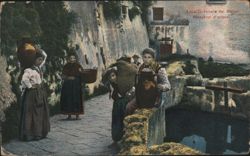 Amalfi Valley of the Mills, Water Carriers Postcard