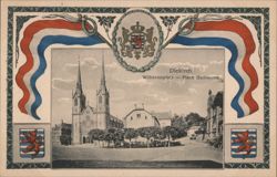 Diekirch, Wilhelmsplatz - Place Guillaume Postcard