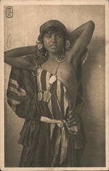 Bedouin Girl, Types d'Orient Serie III Postcard