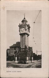 Exeter Clock Tower Postcard