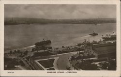 Landing Stage, Liverpool Postcard