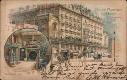 First Avenue Hotel, London - Entrance Hall Postcard