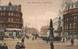 War Memorial, Sheffield Postcard