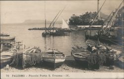 Palermo - Piccolo Porto S. Erasmo Postcard