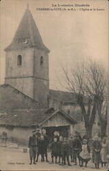 Charmes-la-Côte Church & Lavoir, Lorraine Postcard