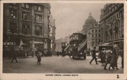Oxford Circus Looking South, London Postcard